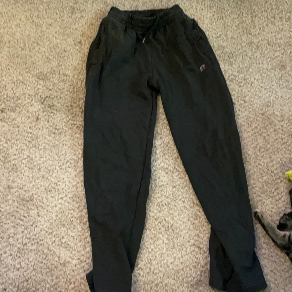 Black thick sweatpants